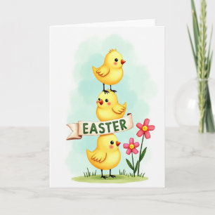 Fluffy Fledglings Celebration Card
