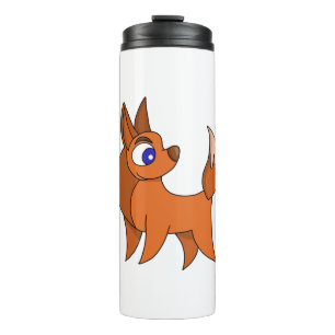 Fluffy Fox Thermal Tumbler