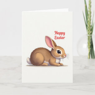 Fluffy Friend Faux Foil Card