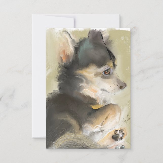 Fluffy Fritter Art Card (Front)