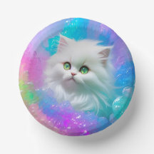 Fluffy Fun Kitten Meowgical Girly Birthday