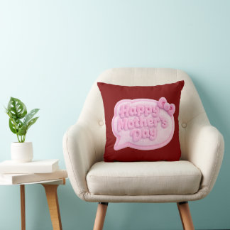 Fluffy Gradient Mother’s Day Cushion