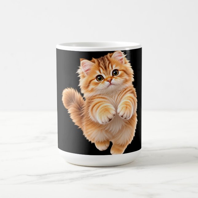 Fluffy kitten  coffee mug (Center)