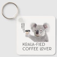 Fluffy Koala Pun Coffee Lovers