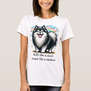 fluffy like a cloud, unique like a rainbow T-Shirt