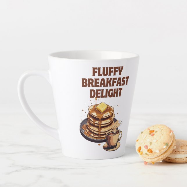 Fluffy Pancake Breakfast Delight Latte Mug (In Situ)