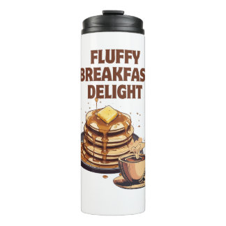 Fluffy Pancake Breakfast Delight Thermal Tumbler