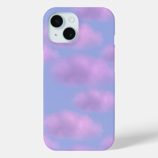 Fluffy Pink Clouds Mobile Phone Case (Back)