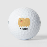 Fluffy Pomeranian Cute Dog with Custom Name