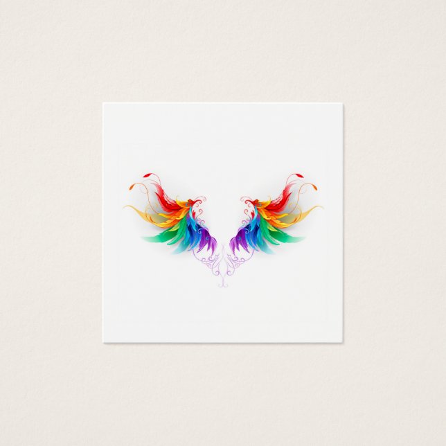 Fluffy Rainbow Wings (Front)