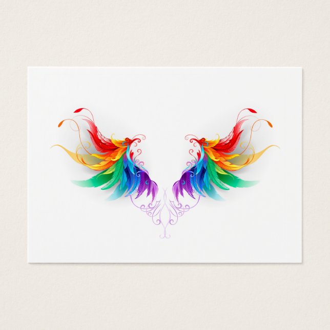 Fluffy Rainbow Wings (Front)