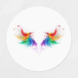 Fluffy Rainbow Wings