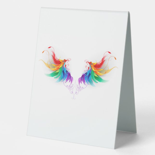 Fluffy Rainbow Wings (Front)