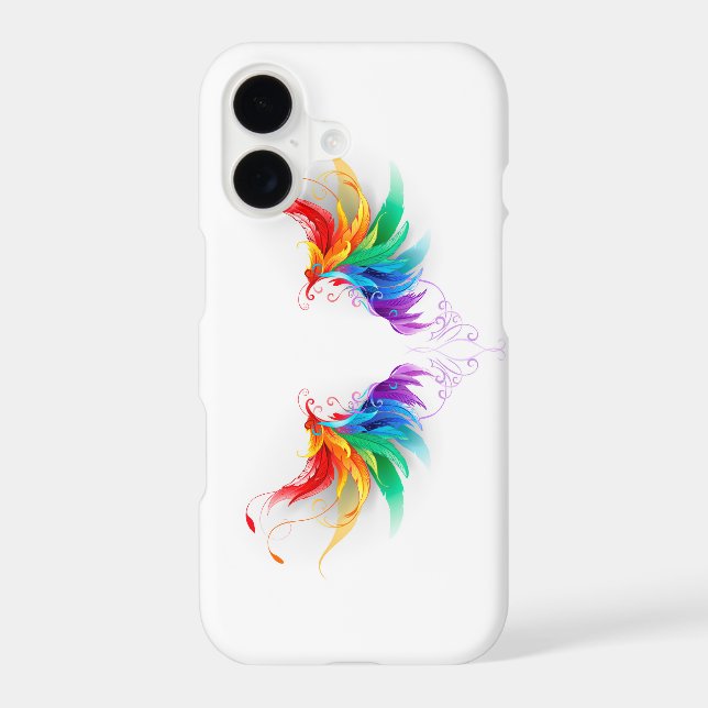Fluffy Rainbow Wings (Back)
