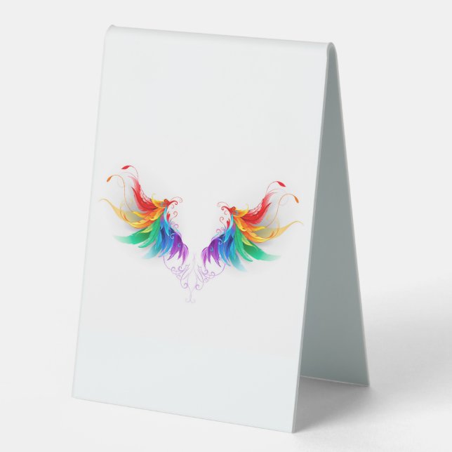 Fluffy Rainbow Wings (Front)