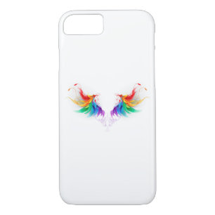 Fluffy Rainbow Wings iPhone 8/7 Case