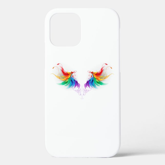 Fluffy Rainbow Wings Case-Mate iPhone Case (Back)