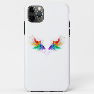 Fluffy Rainbow Wings iPhone 11 Pro Max Case