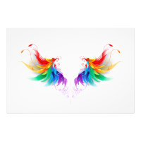 Fluffy Rainbow Wings