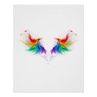 Fluffy Rainbow Wings