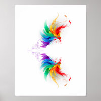 Fluffy Rainbow Wings