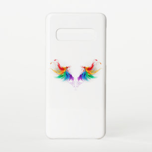 Fluffy Rainbow Wings Samsung Galaxy Case