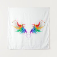 Fluffy Rainbow Wings