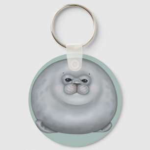 Fluffy Seal Key Ring