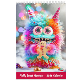 Fluffy Sweet Monsters – 2026 Calendar