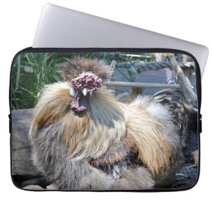 Fluffy Ugly Chicken, Laptop Sleeve