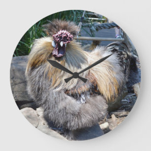 Fluffy Ugly Chicken, Wall Clock