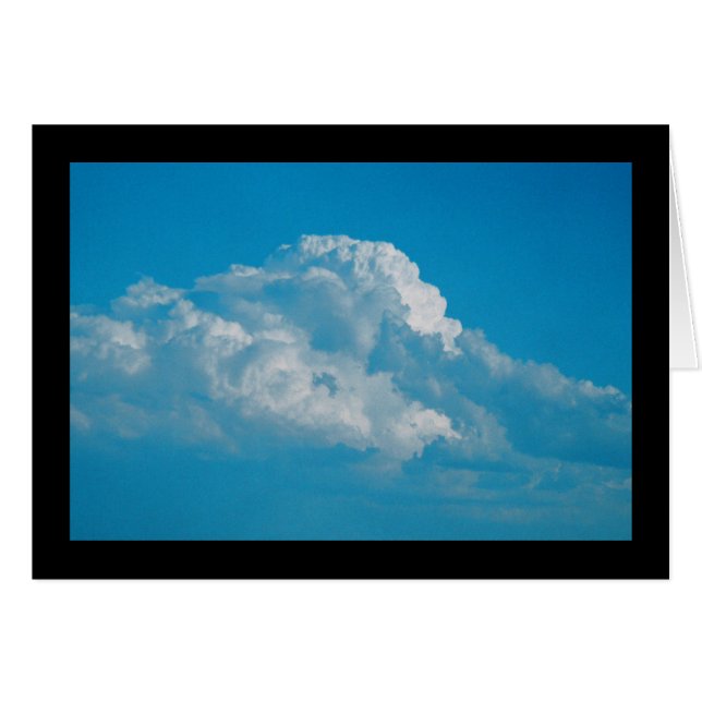 Fluffy White Clouds- Song of Sol. 2:3 Card (Front Horizontal)