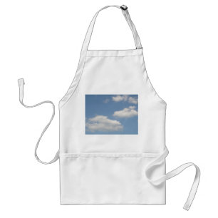 Fluffy White Cumulus Clouds Apron