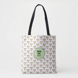 Fluffy White Sheep Tote Bag