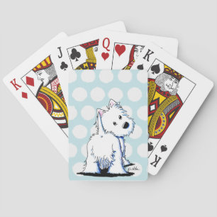 Fluffybutt Westie Playing Cards