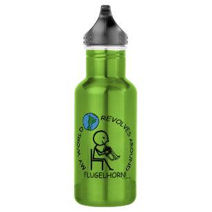 Flugelhorn - World Revolves Around 532 Ml Water Bottle