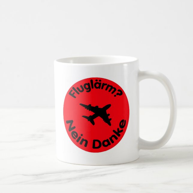 Fluglärm? Nein Danke Coffee Mug (Right)