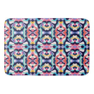 Fluid abstract 5 bath mat