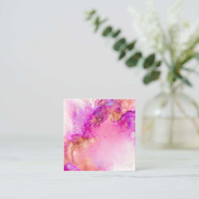 Fluid Abstract Alcohol Ink |  Card (Standing Front)