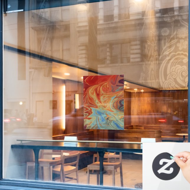 Fluid abstract pattern (Cafe Window)