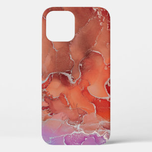 Fluid Art. Modern ?bstract colourful background, w iPhone 12 Case
