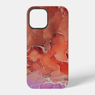 Fluid Art. Modern ?bstract colourful background, w iPhone 12 Case