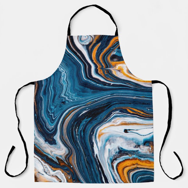 Fluid art texture. Background with abstract mixing Apron (Front)