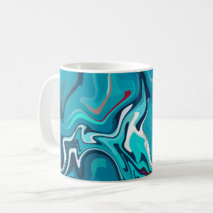Fluid Blue Harmony Coffee Mug