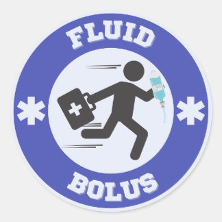 Fluid Bolus Sticker