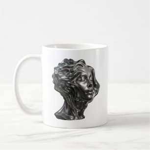 Fluid Chrome Goddess Coffee Mug