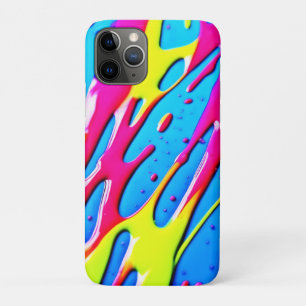 Fluid Colours: A Dripping Abstract Masterpiece iPhone 11 Pro Case