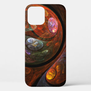 Fluid Connection Abstract Art iPhone 12 Case
