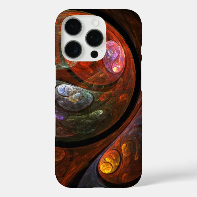 Fluid Connection Abstract Art Case-Mate iPhone Case (Back)