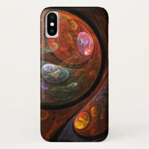 Fluid Connection Abstract Art iPhone X Case